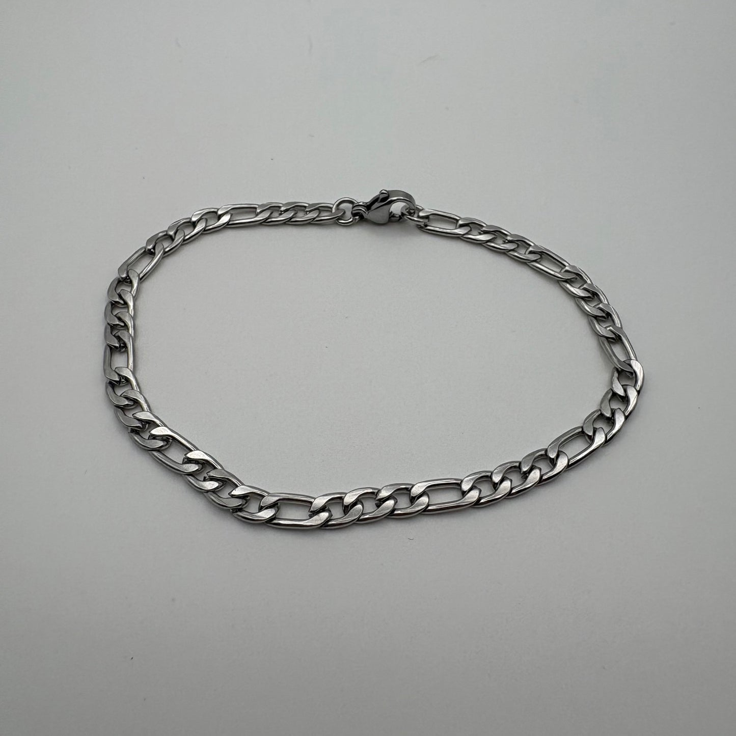 3.5 mm Figaro Chain - Bracelet - Stainless Steel