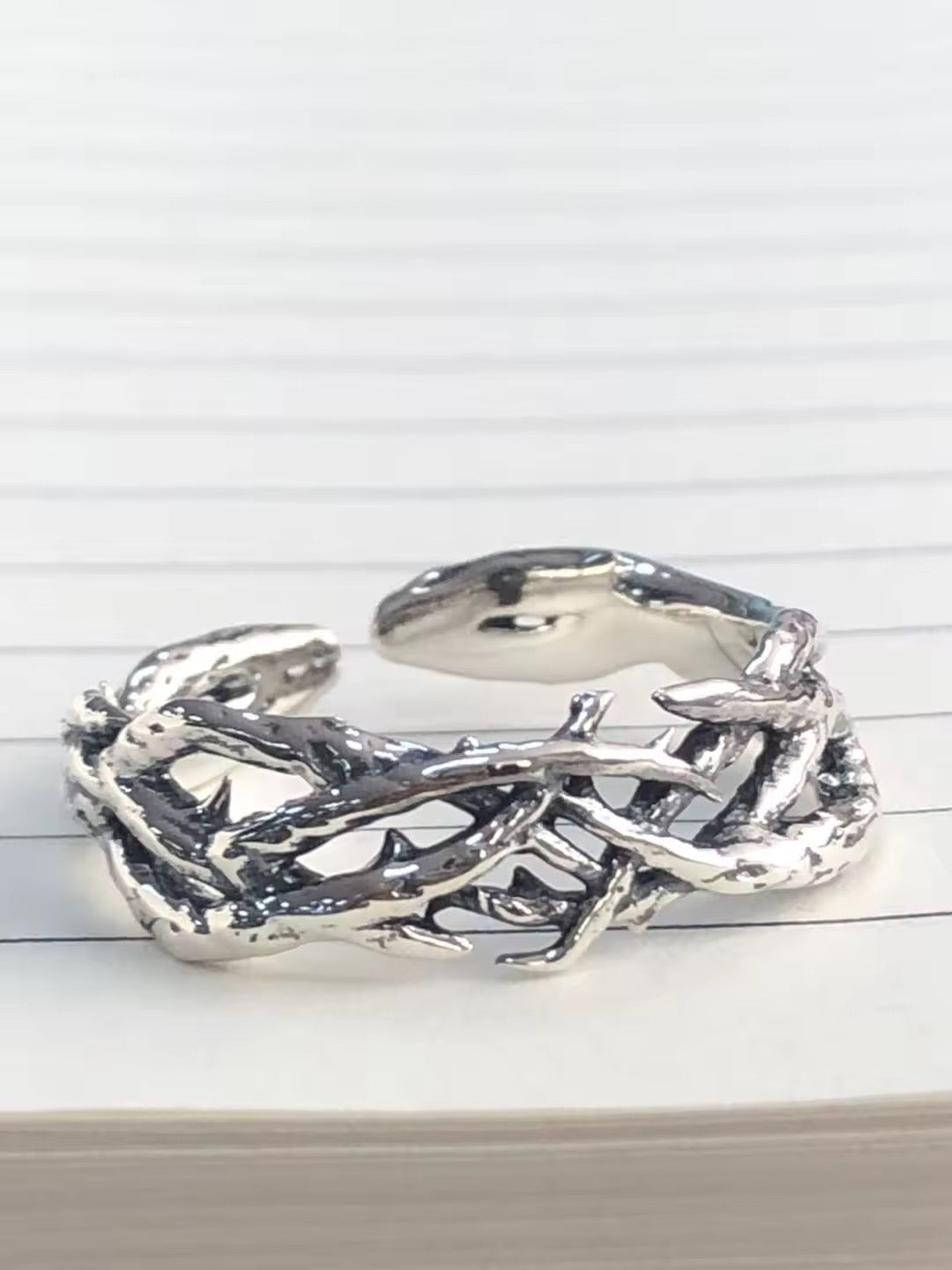 Crown of Thorns Sterling Silver Custom Order