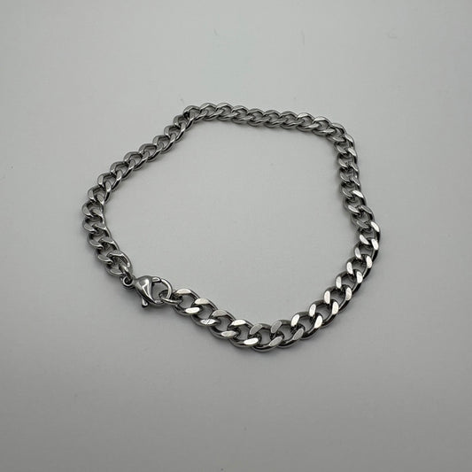 4.3 mm Cuban Chain - Bracelet - Stainless Steel