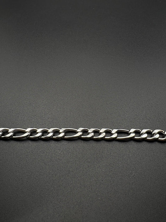 6 mm Figaro Chain - Necklace- Stainless Steel