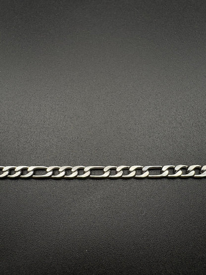3.5 mm Figaro Chain - Necklace- Stainless Steel
