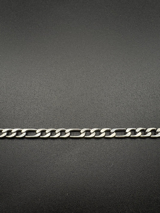 3.5 mm Figaro Chain - Necklace- Stainless Steel