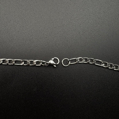 3.5 mm Figaro Chain - Necklace- Stainless Steel