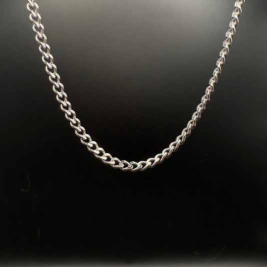 4.3 mm Cuban Chain - Necklace - Stainless Steel