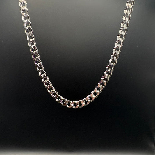 6 mm Cuban Chain - Necklace - Stainless Steel