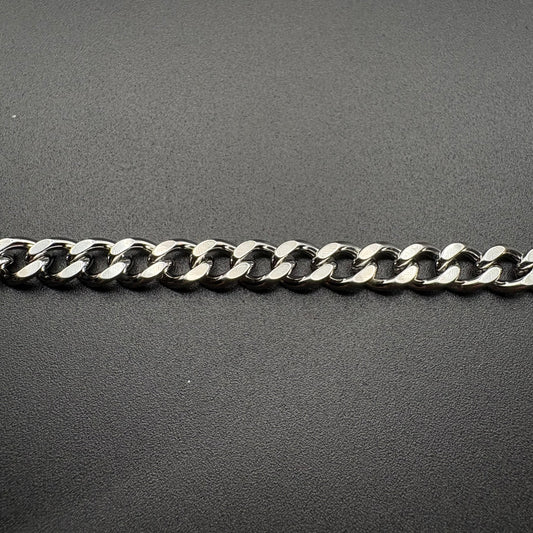 6 mm Cuban Chain - Necklace - Stainless Steel